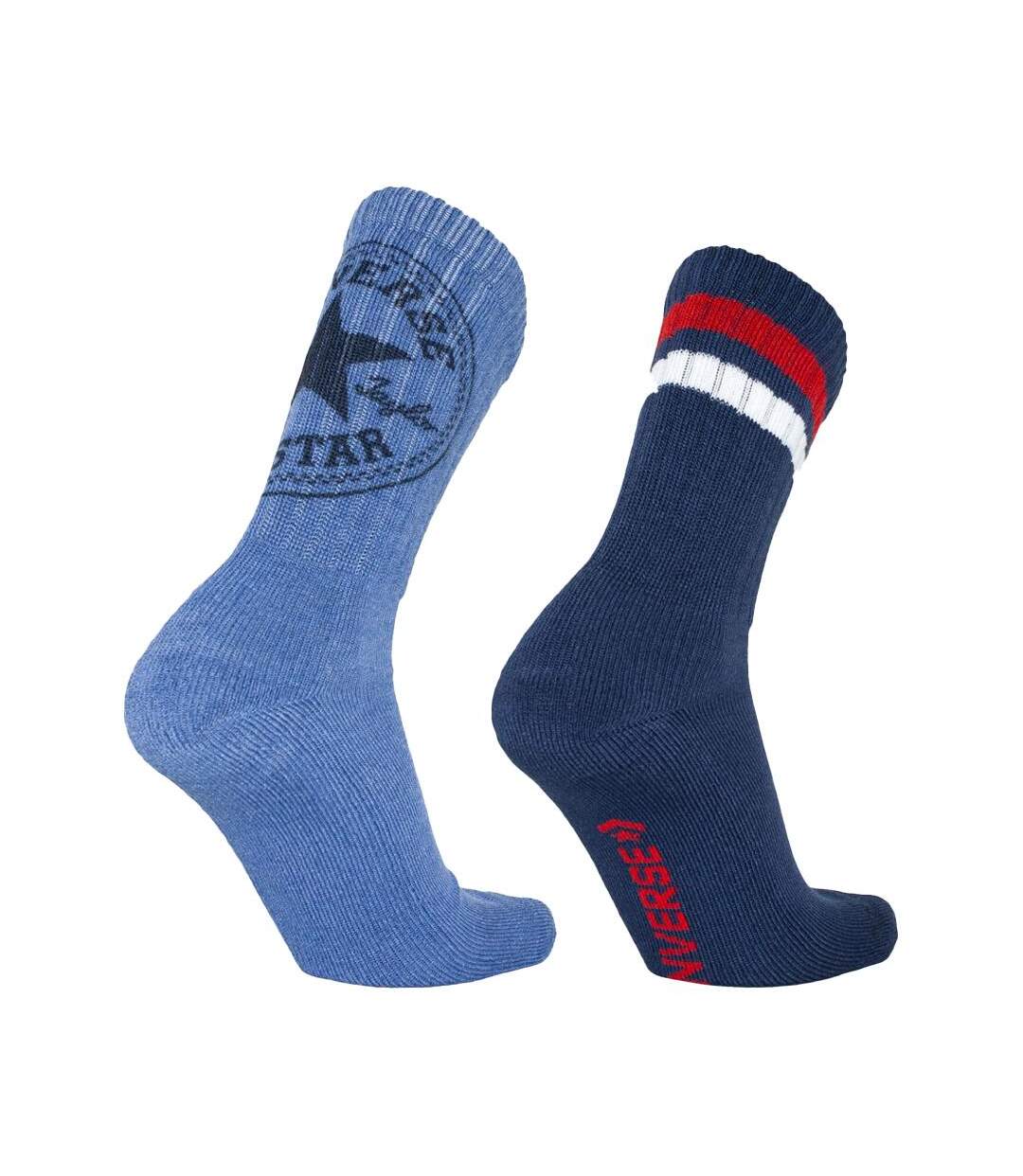 2x Paires de Chaussettes Marine Homme Converse S7014119 - 39/42-2