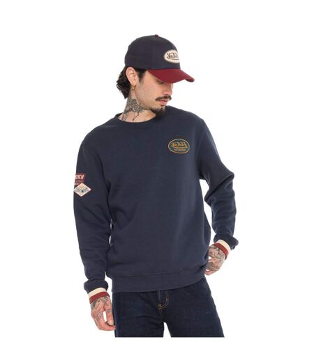 Sweat col rond en molleton avec écusson Lewis Vondutch