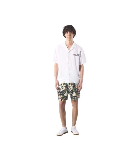 Chemise Manches Courtes Spike Island Homme Blanc Pretty Green
