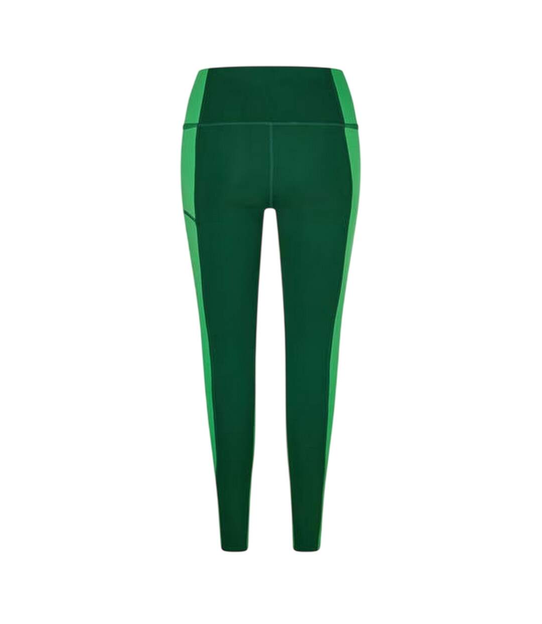 Womens/ladies Colour Block Leggings Green Lacoste-3