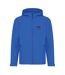 Mens makalu recycled polyester soft shell jacket royal blue Iqoniq-1