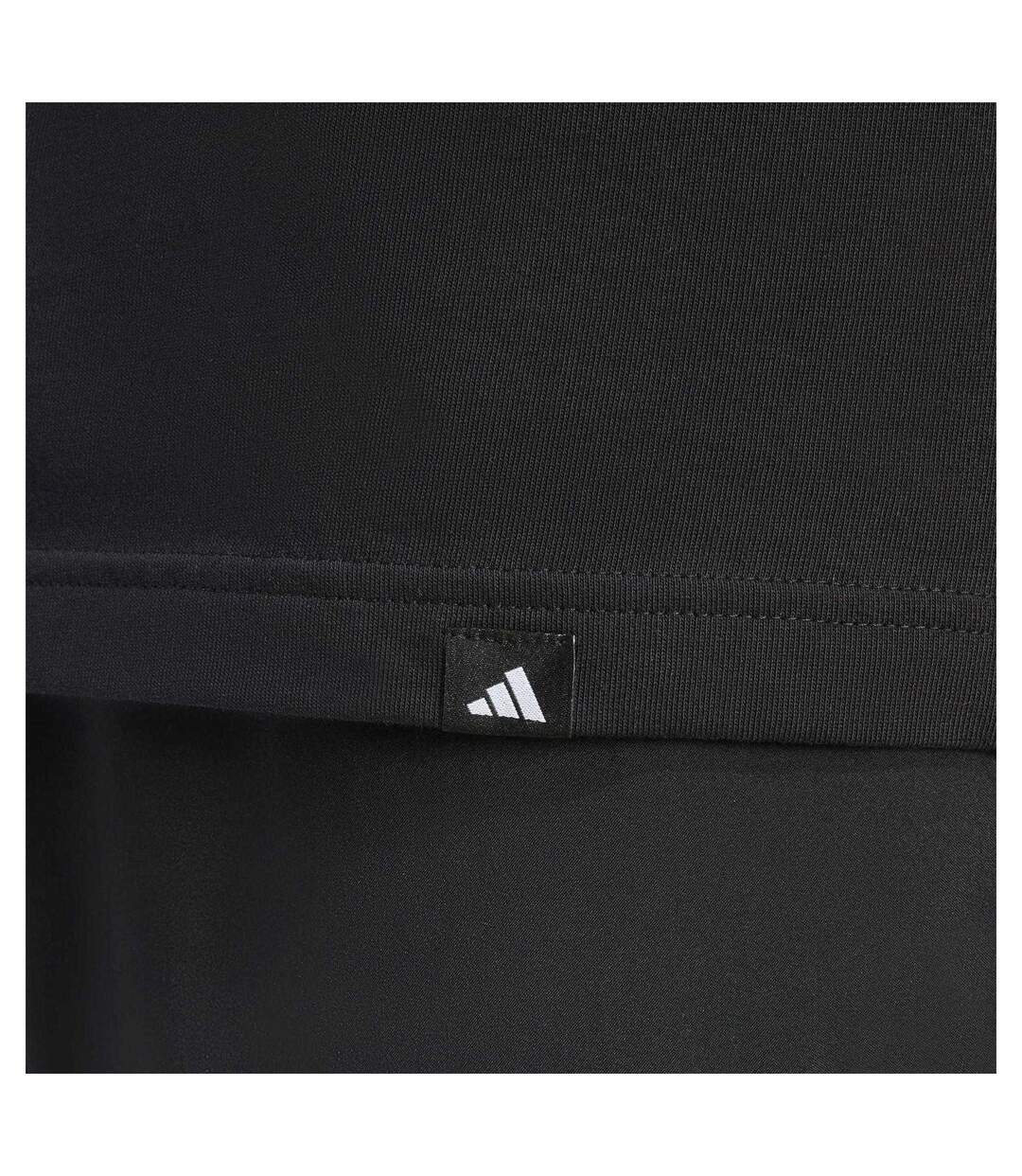 T-shirt Motif/style Abstrait Homme Noir Adidas-4