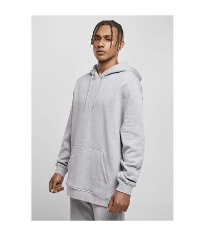Mens Basic Oversized Hoodie Heather Grey Build Your Brand