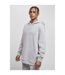 Mens Basic Oversized Hoodie Heather Grey Build Your Brand-1