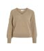 Pull marron femme vila tuli-1