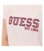 T-shirt Rose Femme Guess College - L