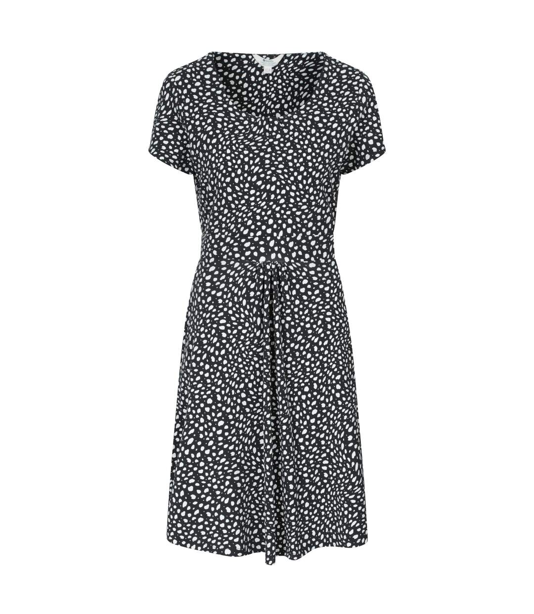 Womens/ladies orchid floral dress black Mountain Warehouse-1