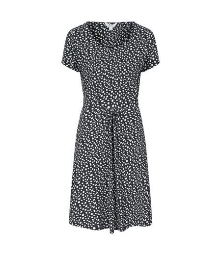 Womens/ladies orchid floral dress black Mountain Warehouse