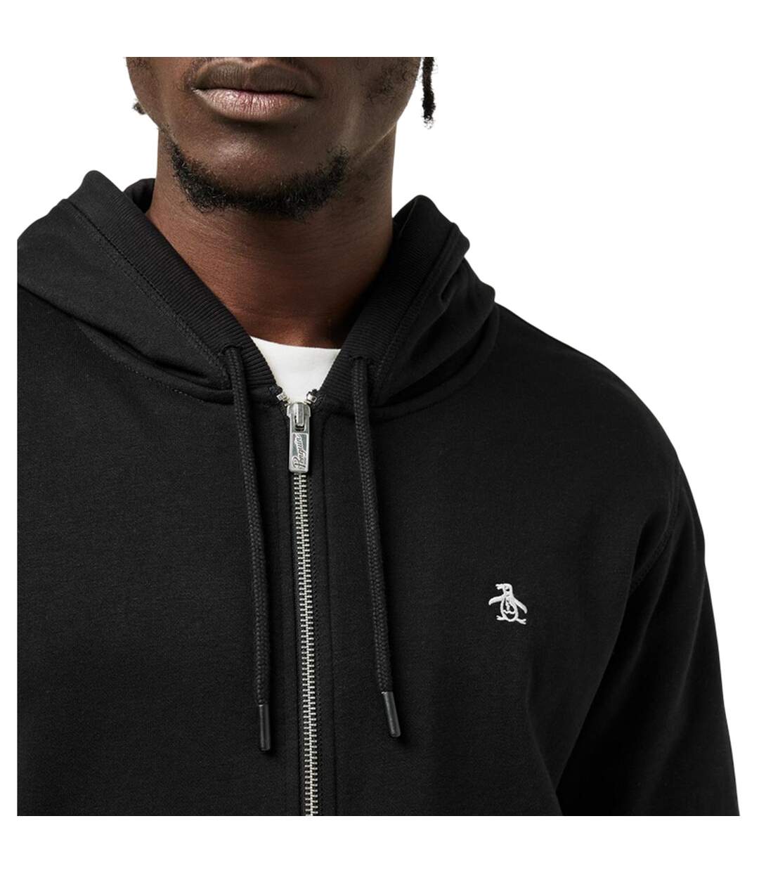 Veste À Capuche Manches Longues Homme Vrai Noir Original Penguin-4