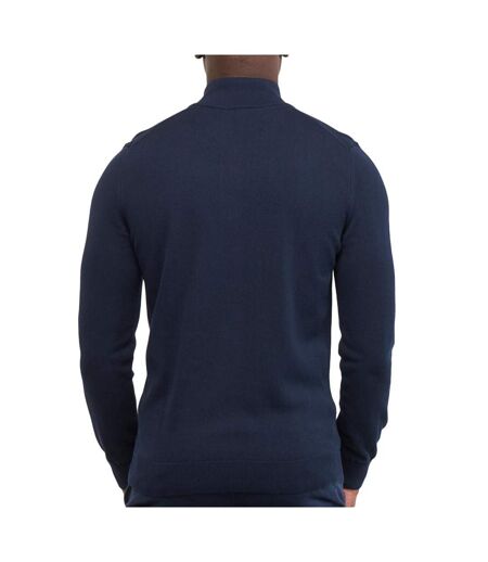 Pull 1/4 zip marine homme lacoste regular