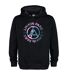 Unisex Adult From Zero Camo Spill Linkin Park Hoodie Black Amplified-1
