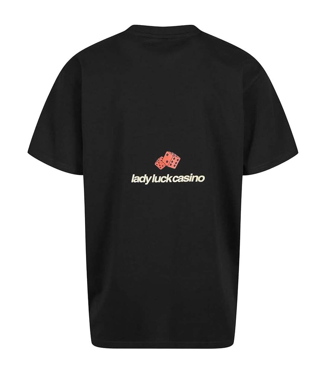 T-shirt Surdimensionné Lady Luck Pour Hommes Noir Mister Tee-3
