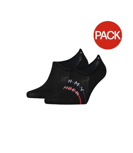 Socquettes Motif/style Rayures Contrastées Homme Noir Tommy Hilfiger