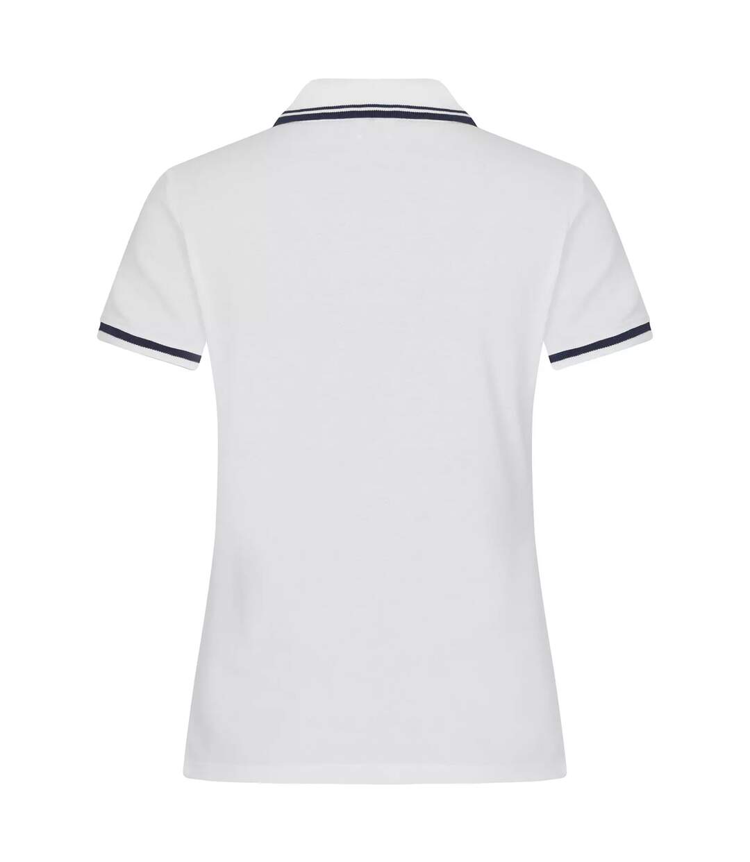 Womens/ladies Astoria Polo Shirt White Clique-2