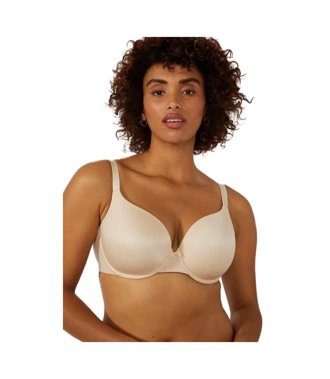 Soutien-gorge t-shirt femme beige Gorgeous-1