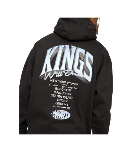 Sweat À Capuche Kingteam Homme Noir Kings Will Dream