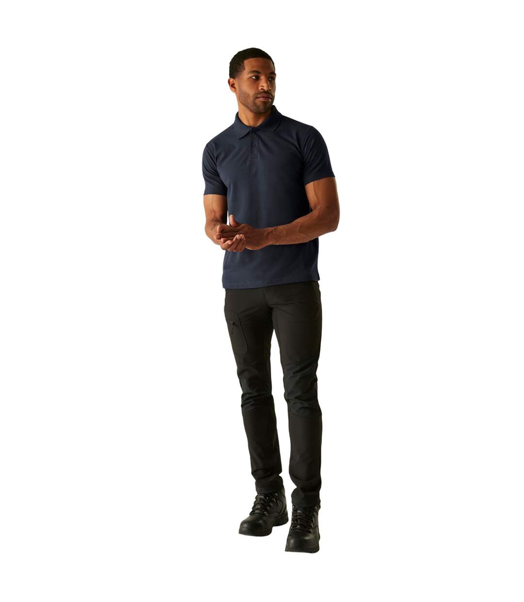 Polo Homme Bleu Marine Regatta Professional-4