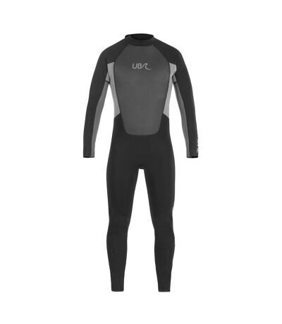 Urban Beach Mens Blacktip Monochrome Long-Sleeved Wetsuit (Black/Gray) - UTRD2449