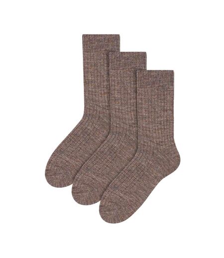 3 Pairs Mens Alpaca Wool Winter Thick Warm Boot Socks