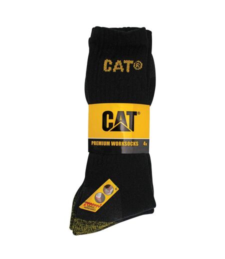Mens 4 Pack Premium Cotton Work Socks