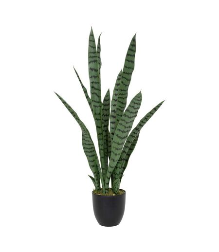 Plante Artificielle Sansevieria Toby 90cm Vert