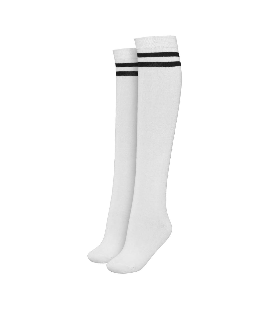Chaussettes College Femme Blanc Noir Urban Classics-1
