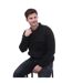 Mens Relaxed Fit Overshirt Black Boss-4