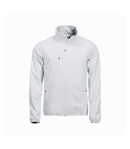 Clique Mens Basic Soft Shell Jacket (White) - UTUB144