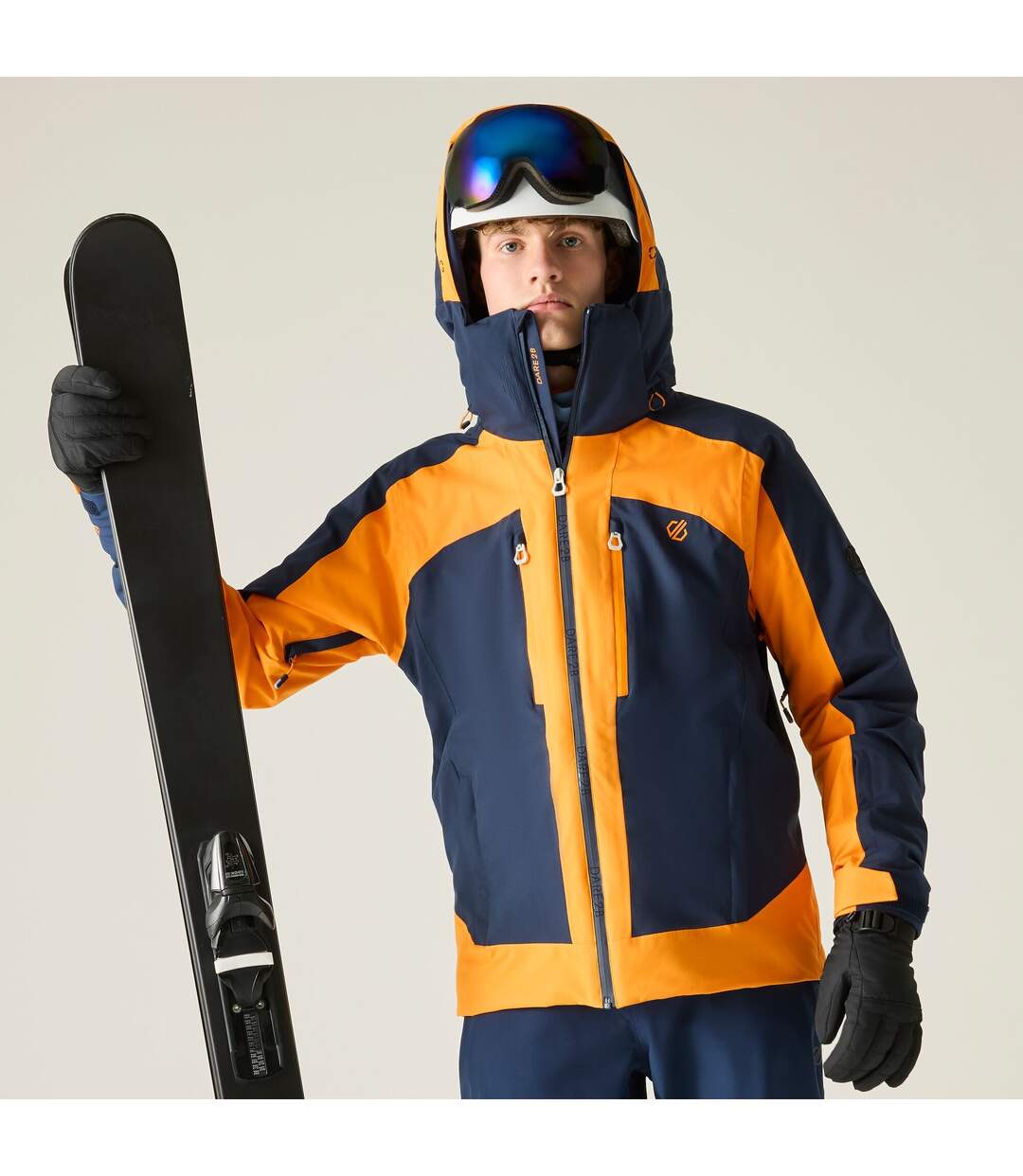Mens Assimilate Ii Ski Jacket Electric Orange Dare 2B-1