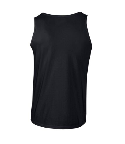 Unisex adult softstyle tank top black Gildan