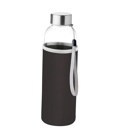 Utah glass 500ml water bottle one size black MidOcean