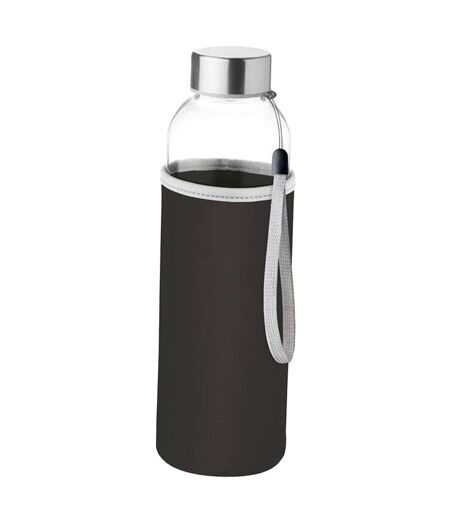 Utah glass 500ml water bottle one size black MidOcean