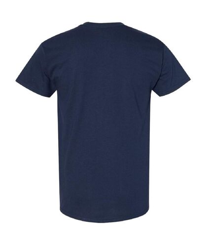 Gildan Mens Heavy Cotton Short Sleeve T-Shirt (Navy)