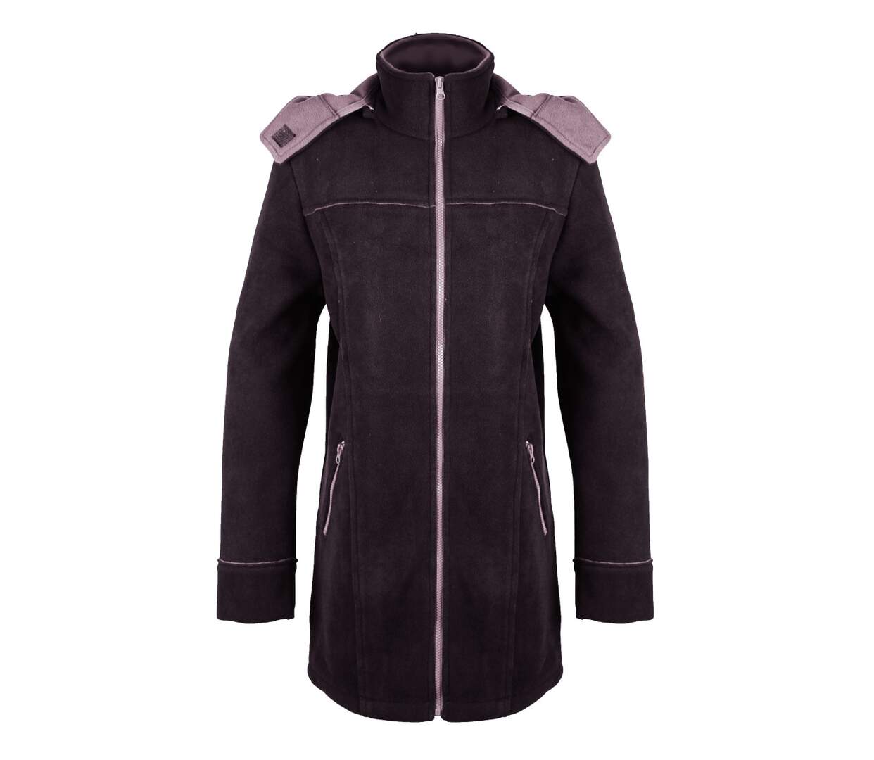 Manteau Caban Femme Tokyo4 Noir en Maille Contre-collée (Mayflower)-5