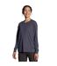 Womens/ladies Nosilife Long-sleeved T-shirt Anthracite Craghoppers-1