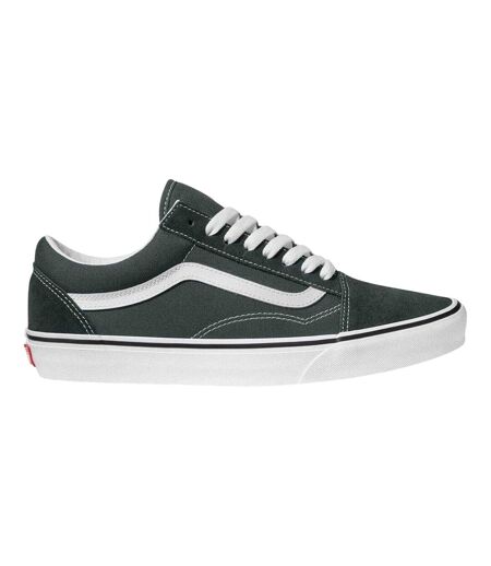 Mens Old Skool Canvas Trainers Scarab Vans