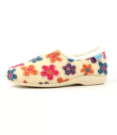 Chaussons Lychee Femme Blanc Lunar