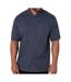 Unisex Adult Asymmetric Chef Jacket Indigo Le Chef-1