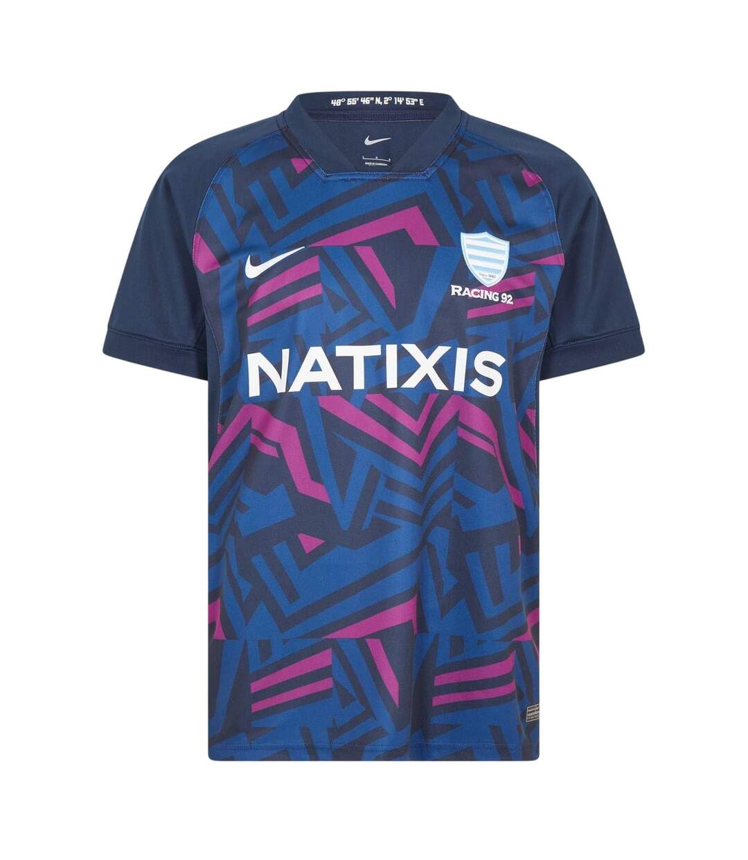 Mens Stadium Racing 92 Rugby Away Jersey Blue Purple Nike-1