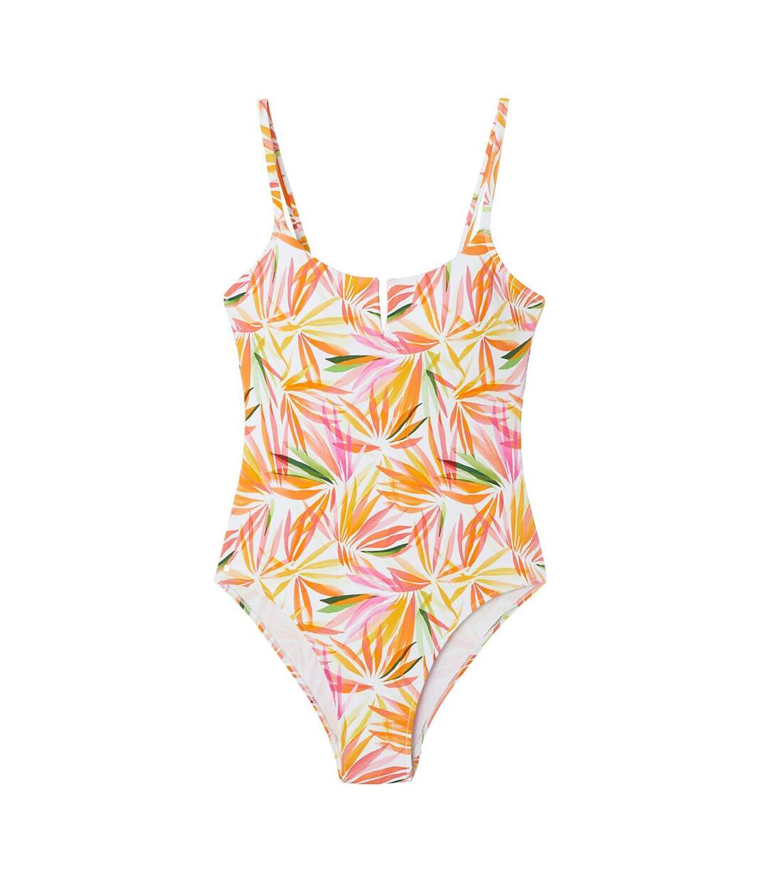 Maillot de bain 1 pièce blanc Bali-1