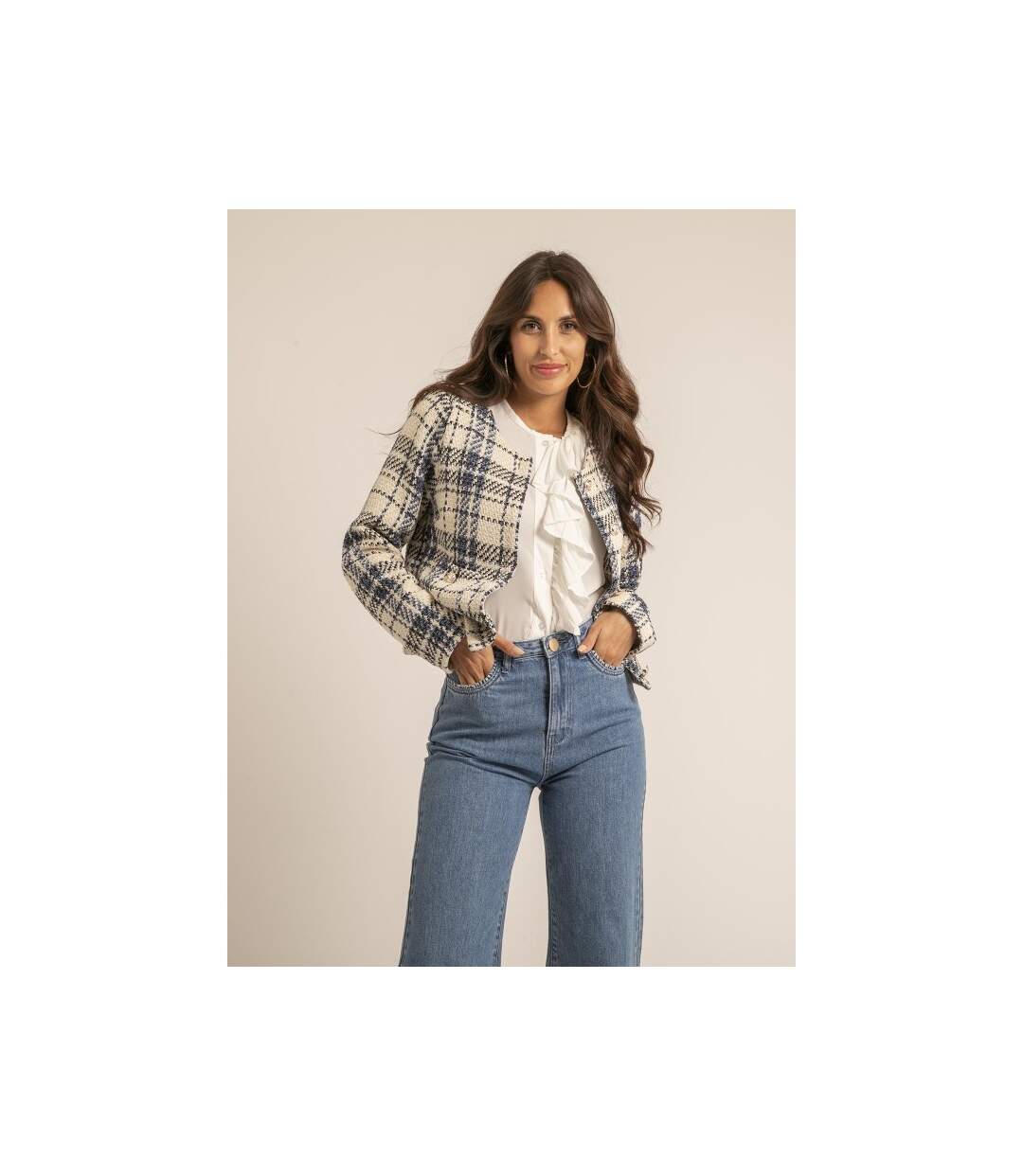 Veste tweed ULRIKA - Dona X Lisa-1