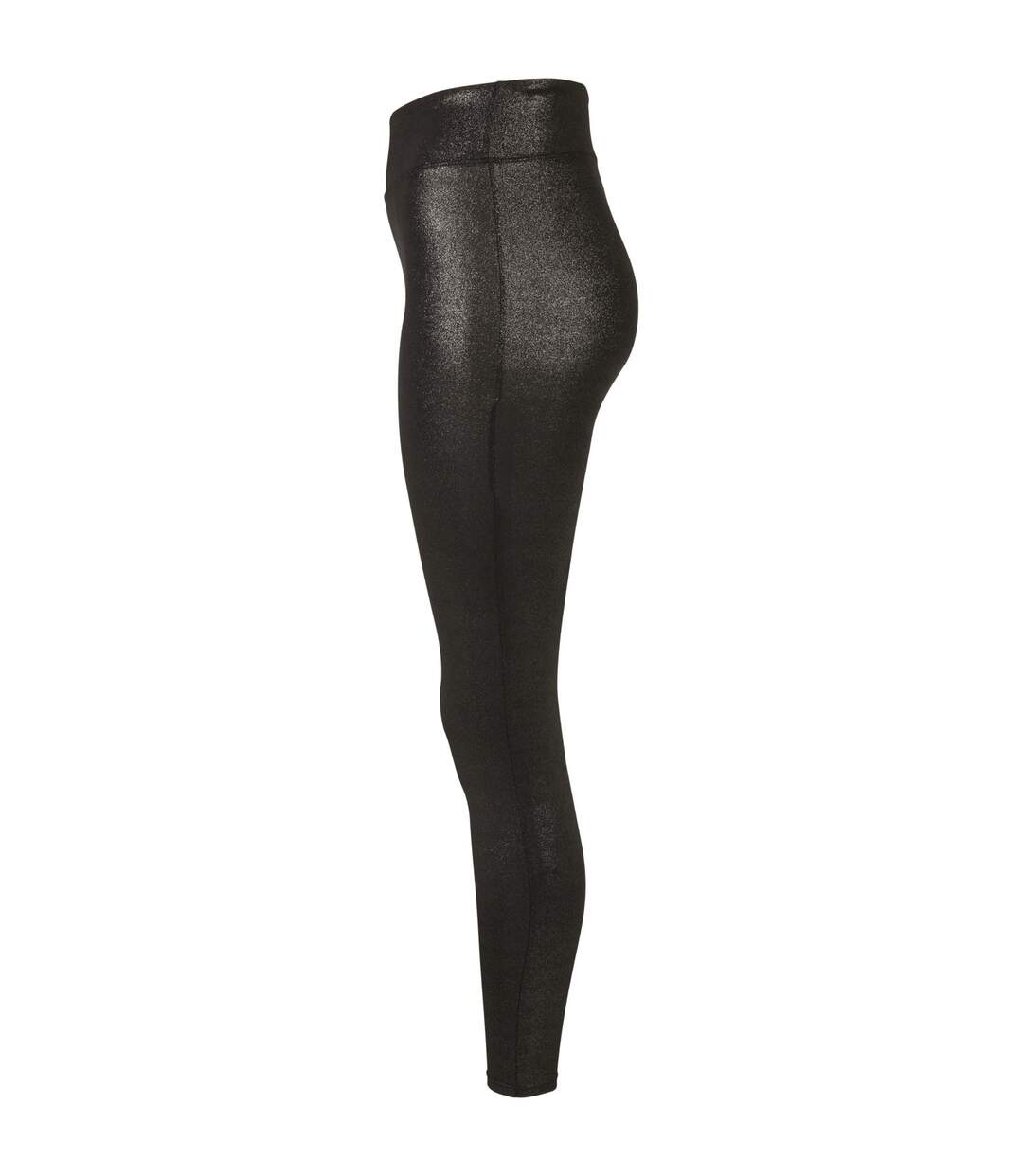 Legging Glamour Femme Noir Chiné Urban Classics-3