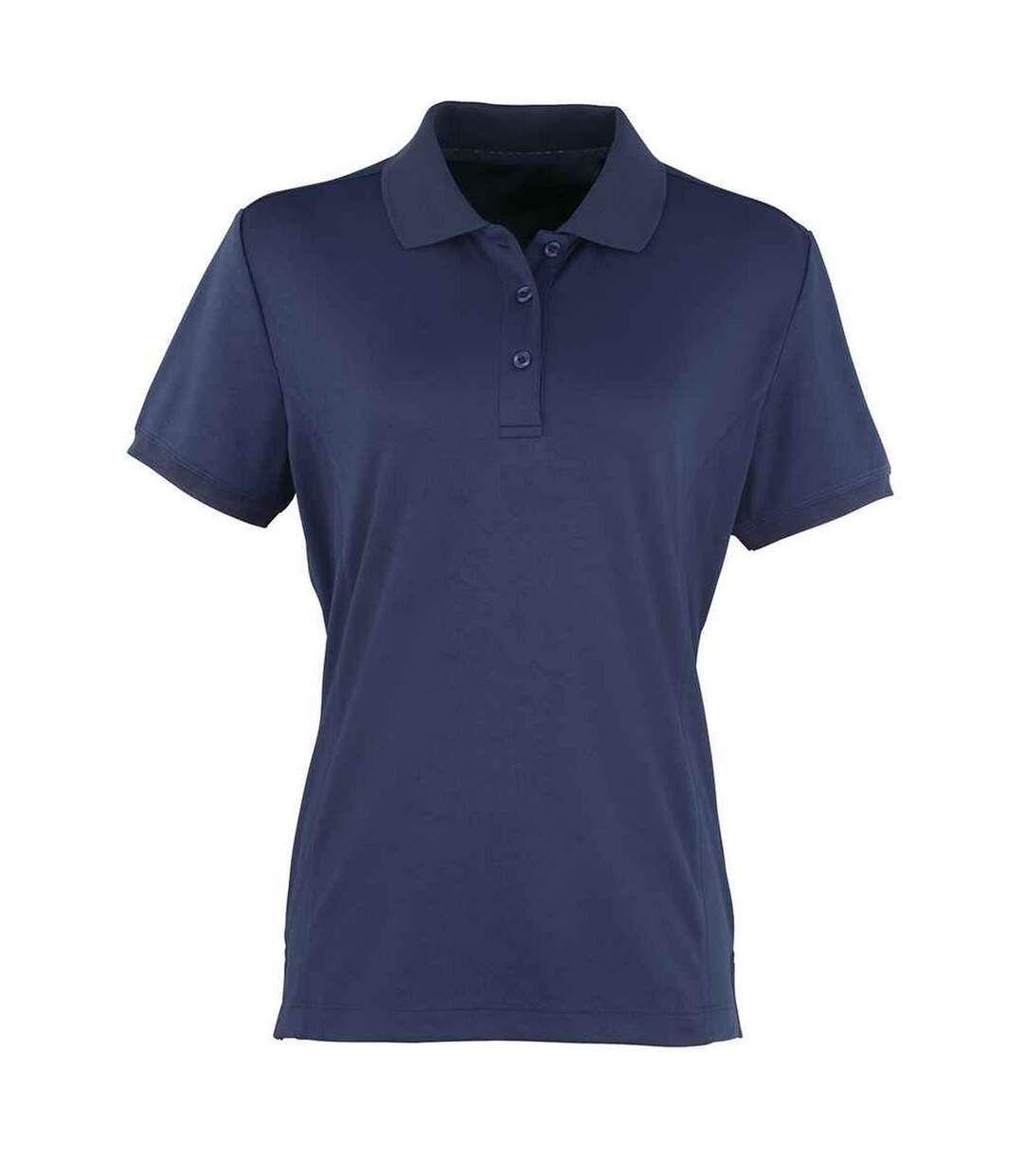 Polo coolchecker femme bleu marine Premier-1