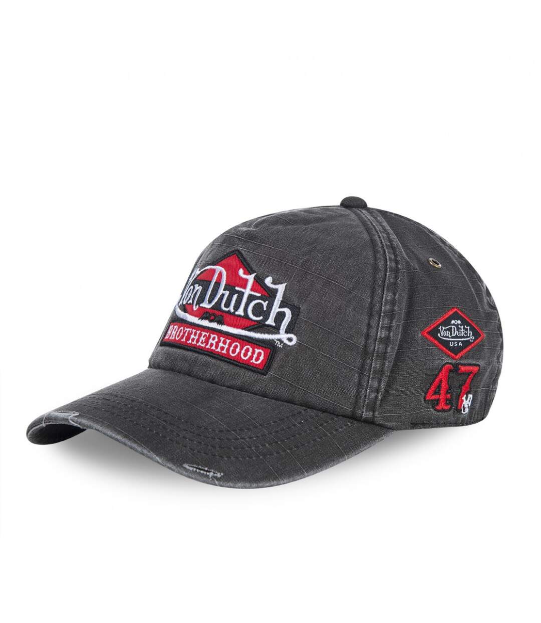 Casquette baseball Von Dutch  Jack BRB Gris-1