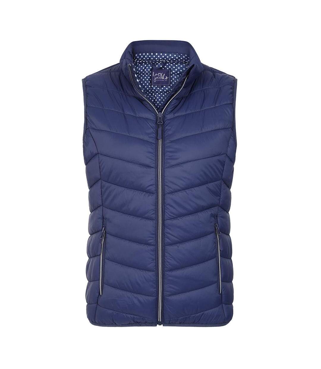 Womens/ladies Padded Gilet Twilight Lazy Jacks-2