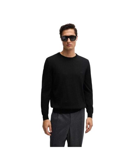 Mens Botto Knitted Jumper Black Boss