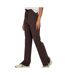 Jogging marron foncé femme soul studio slim-2