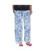 Pantalon imprimé bleu/blanc femme vero moda marternity mulla-2
