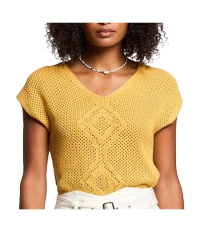 Pull jaune femme morgan mouni - l