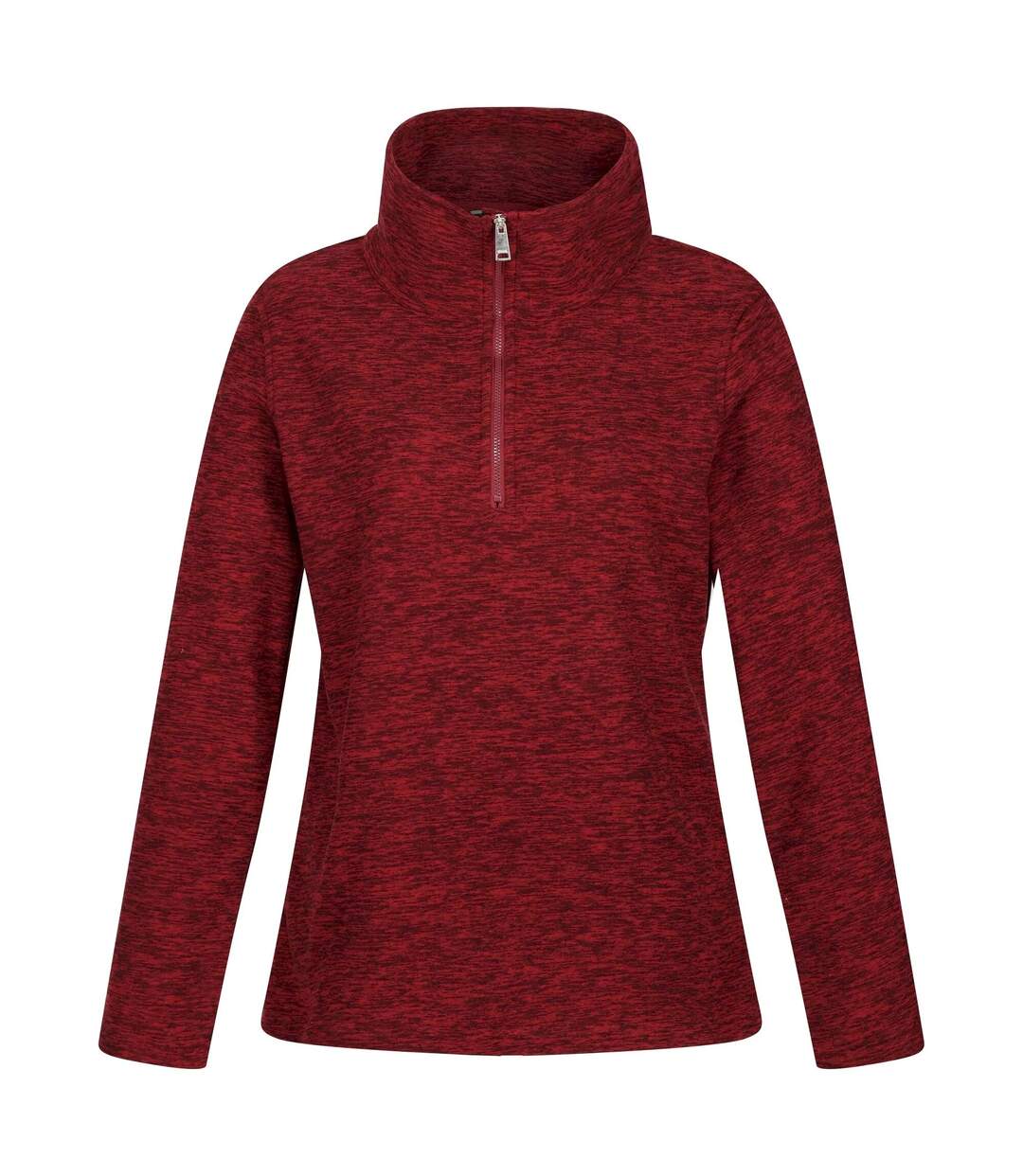 Womens/ladies kizmitt marl half zip fleece top cabernet Regatta